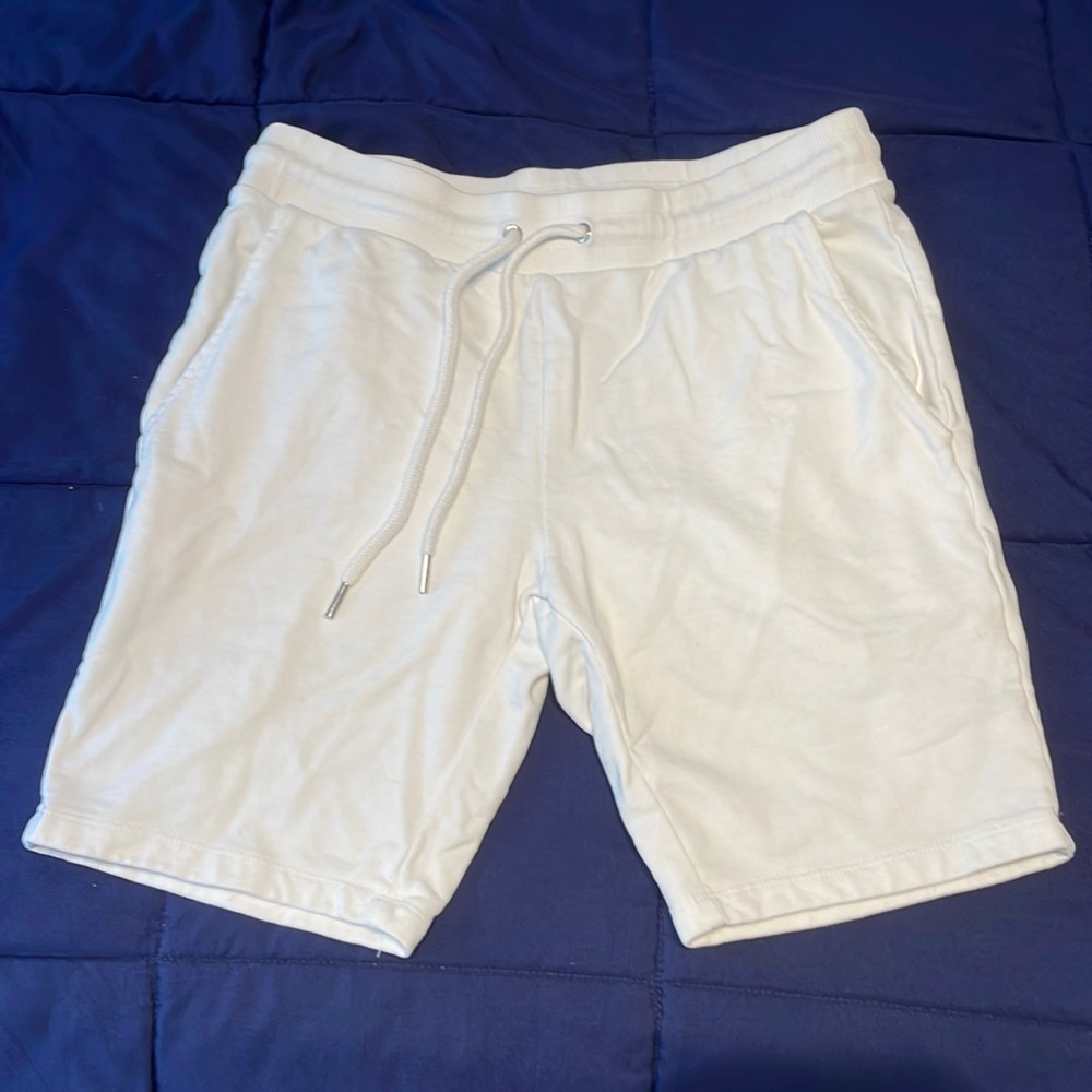 ASOS DESIGN 7” Jersey Skinny Shorts White